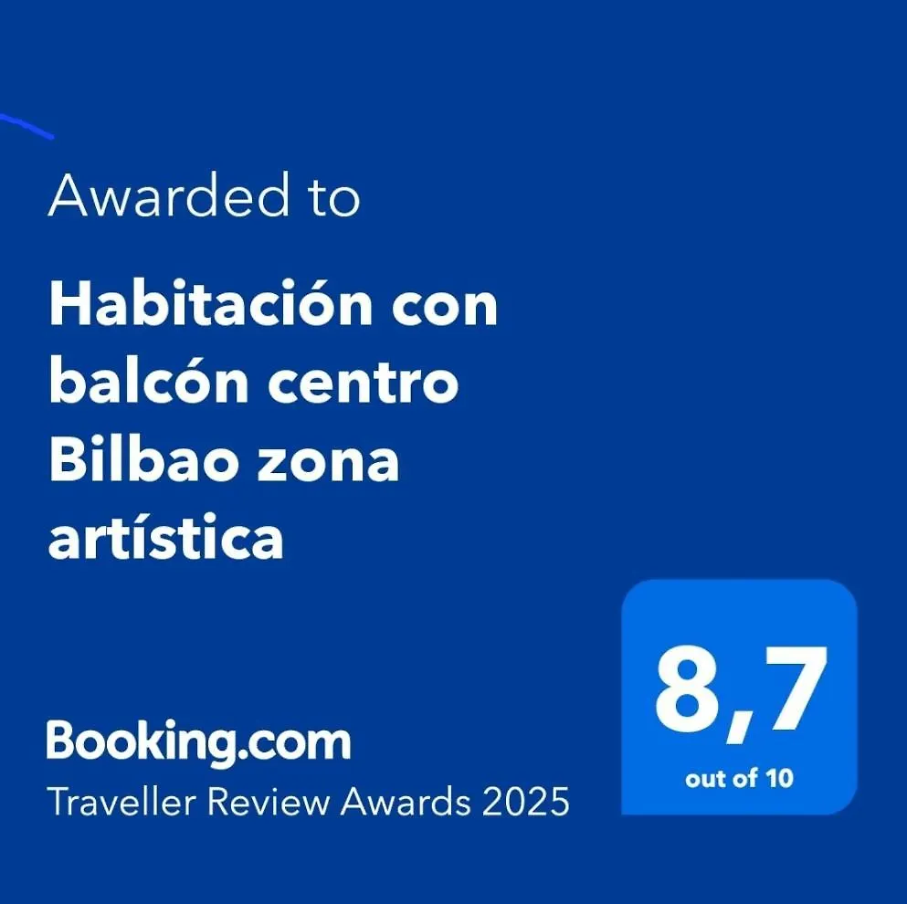 Habitacion Con Balcon Centro Bilbao Zona Artistica 0*,